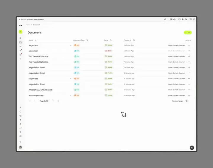Screenshot for A new create flow.