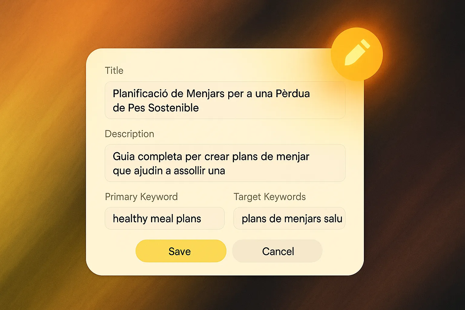 Screenshot for Edit ideas with precision.