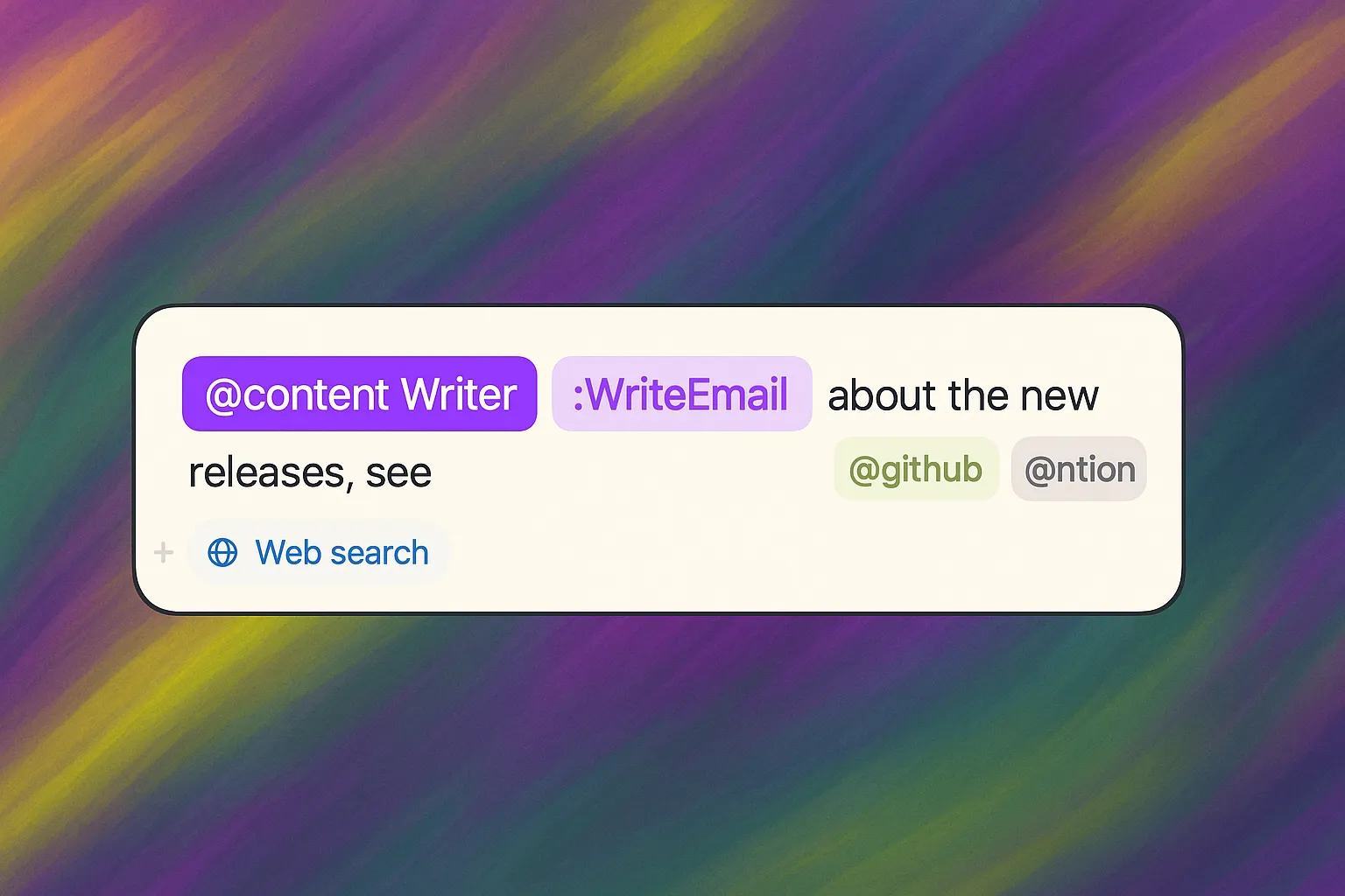 Screenshot for Your agents. Your tasks. Your way..