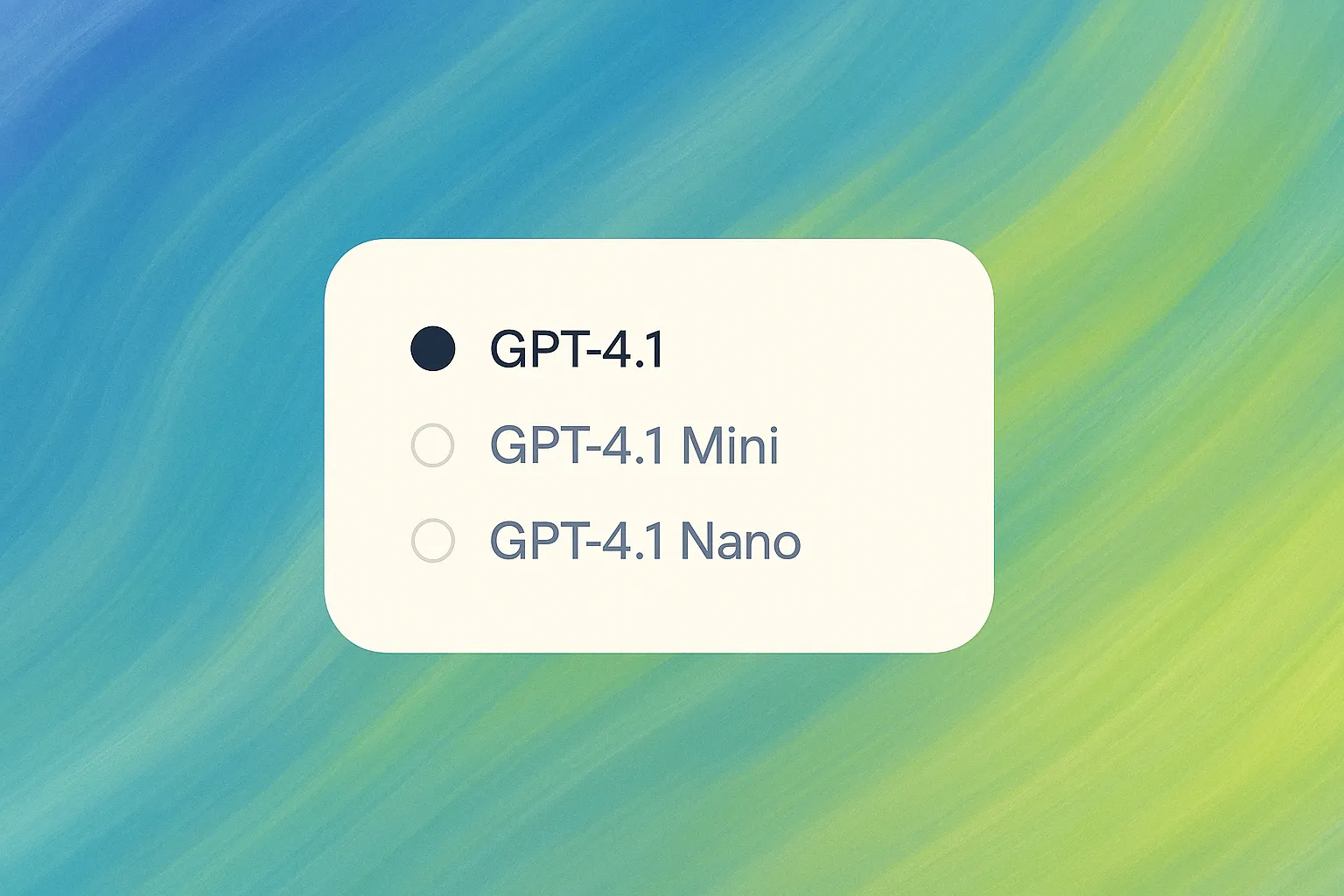 Screenshot for Meet GPT-4.1, Mini & Nano.