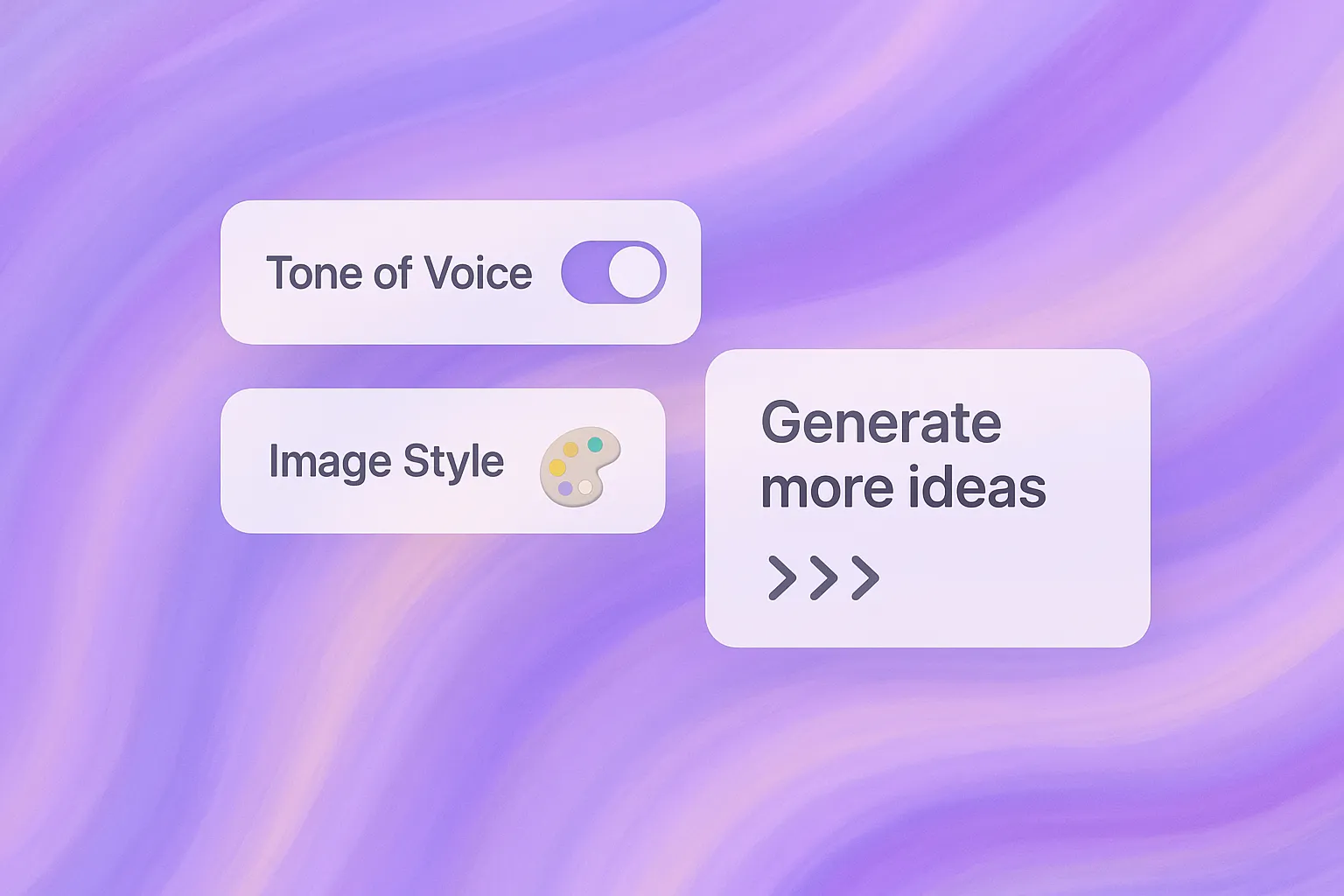 Screenshot for Match your voice & visual style.