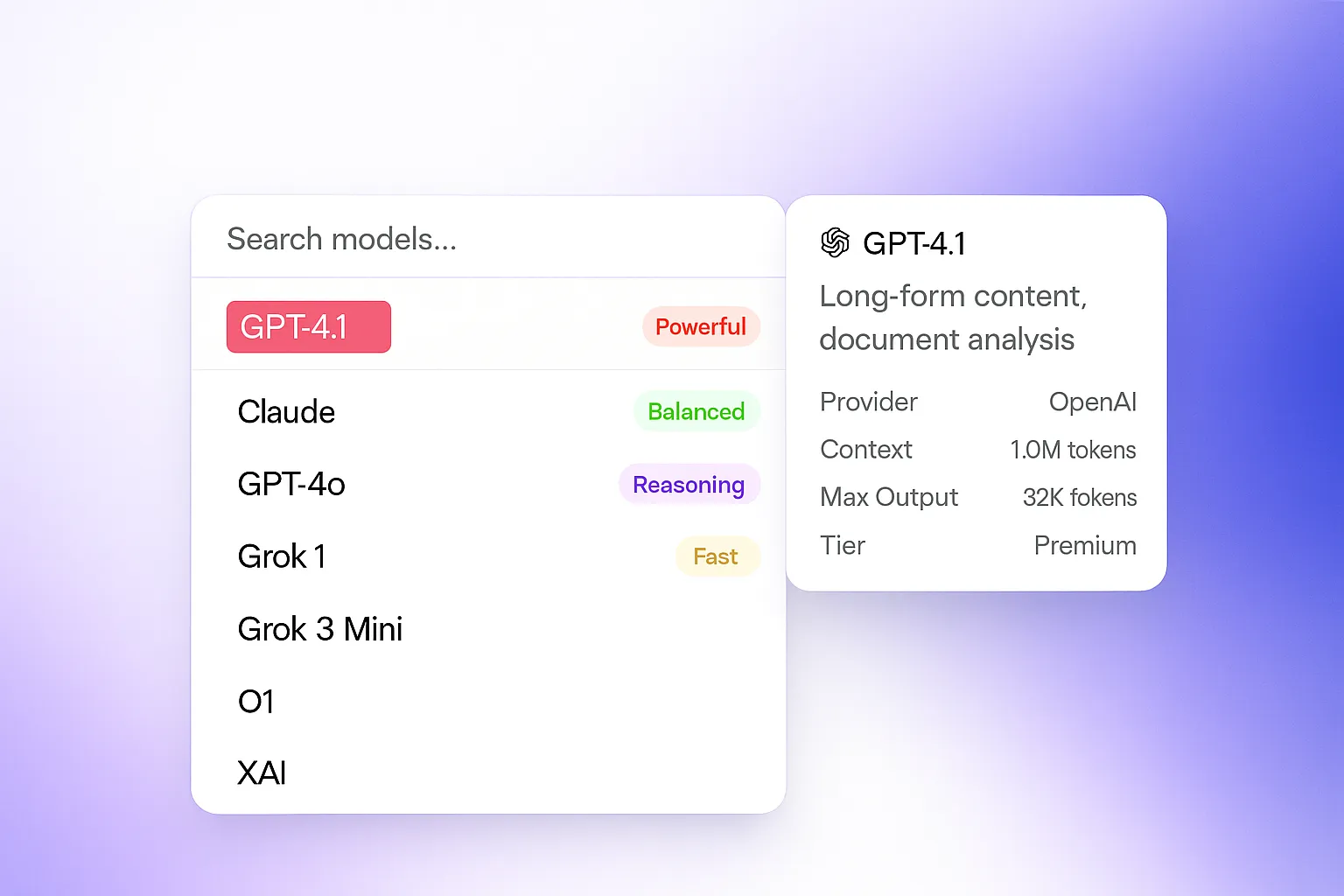 Screenshot for Model selection, leveled up.