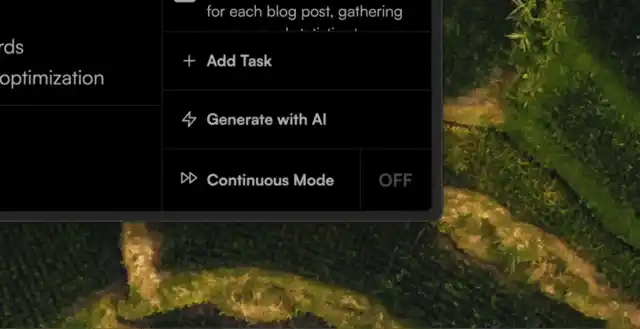 Screenshot for Continuous mode.
