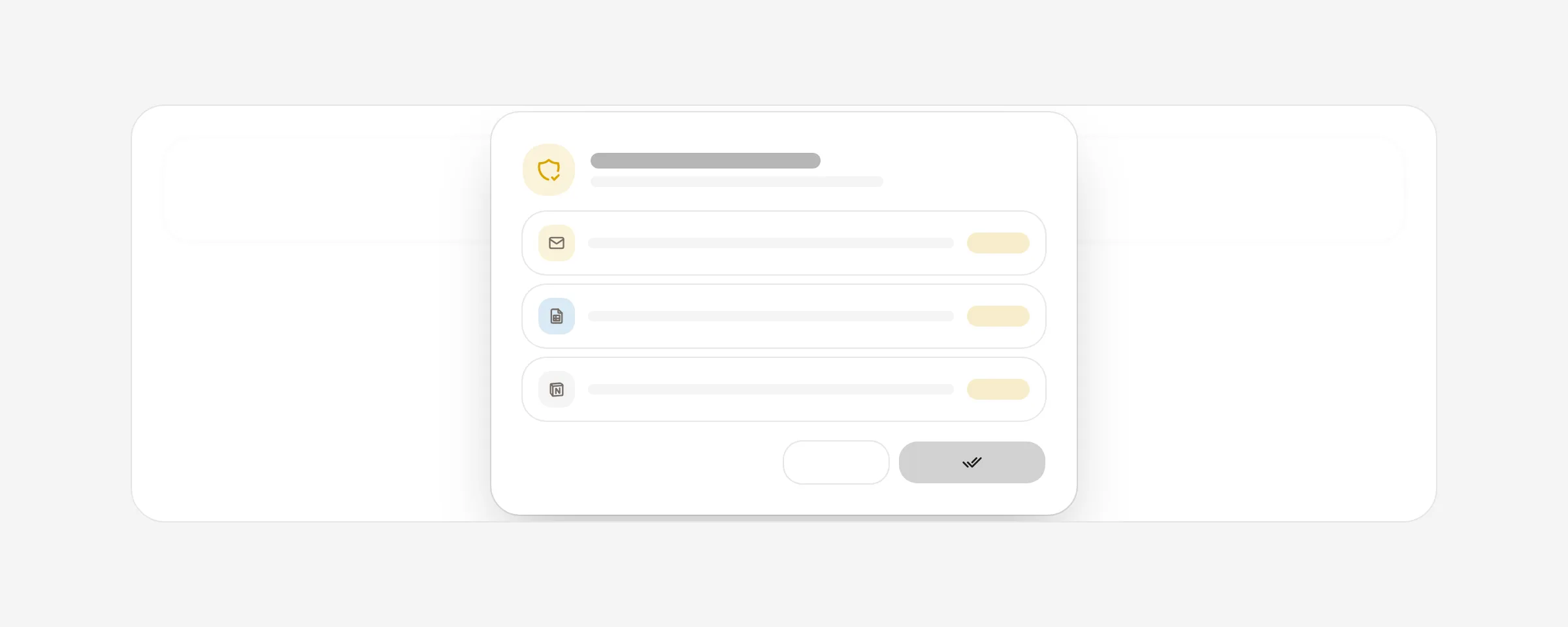 A consent dialog listing the writes a workflow will make, with approve and cancel actions.